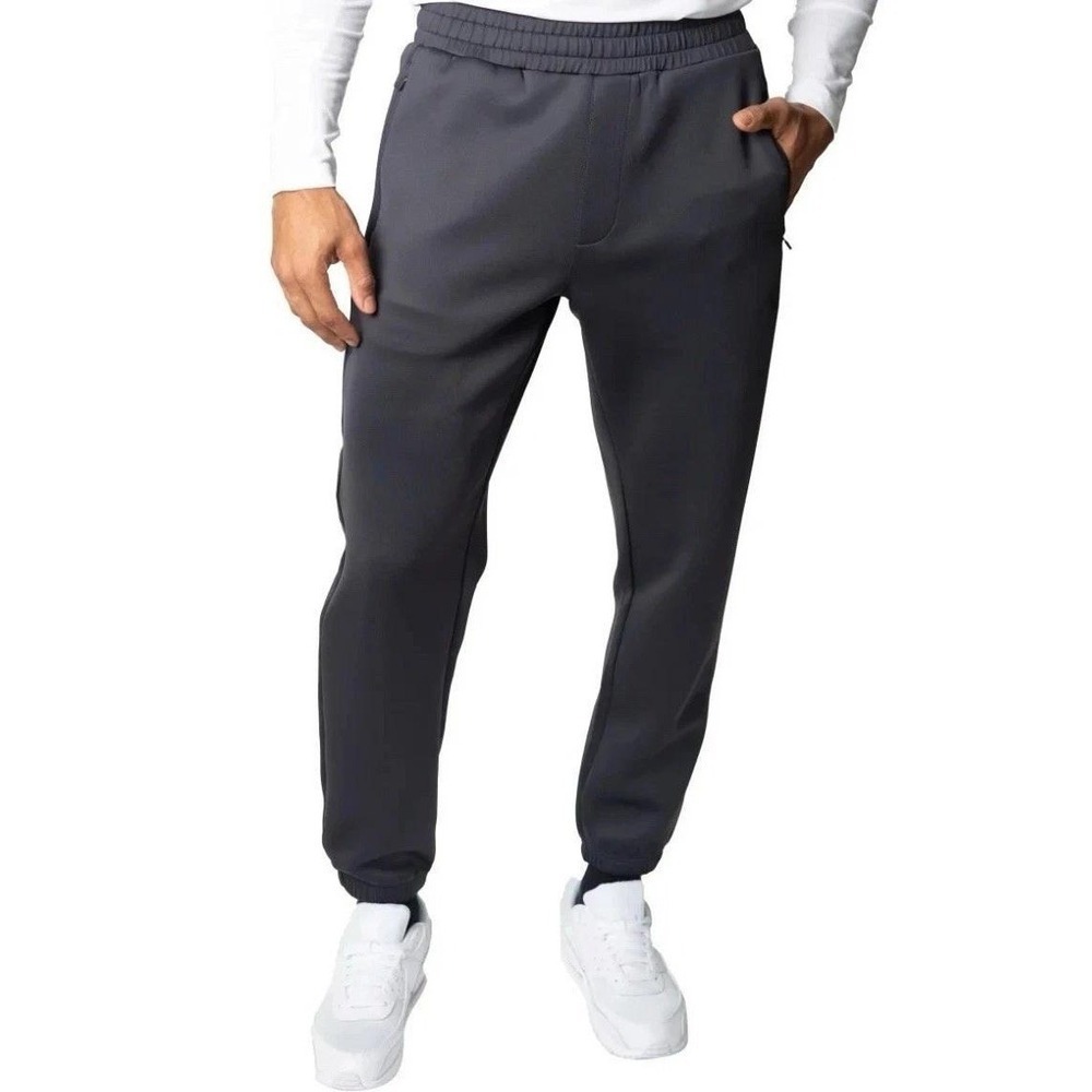 NEW Spyder Active Men's Medium Jogger Pants Black Zipper Pockets Scuba